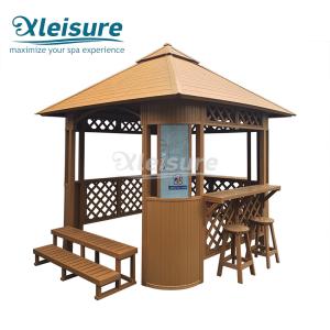 Quality Brown Spa Tub Accessories Spa Enclosure Kit Easy Illustration Long Service Life wholesale