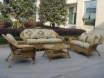 6pcs luxury garden rattan furniture