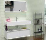 Wall Hung Bathroom Furniture Cabinet White Corner Bathroom Sink