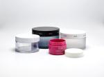 Customized Clear High Quality Thickwall Plastic Cosmetic Packaging Jar-