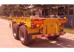 30T Capacity Container Skeletal Trailers , Carbon Steel Skeleton Semi Trailer