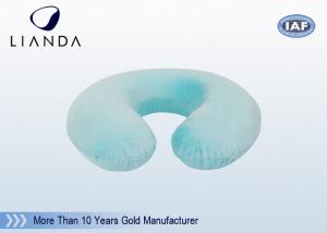 Quality Slow Rebound Travel Neck Pillow , Nursing Care Cervical Memory Foam Neck Support wholesale