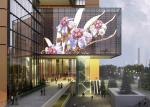High Brightness Transparent Glass LED Display Screen 3500cd/Sqm