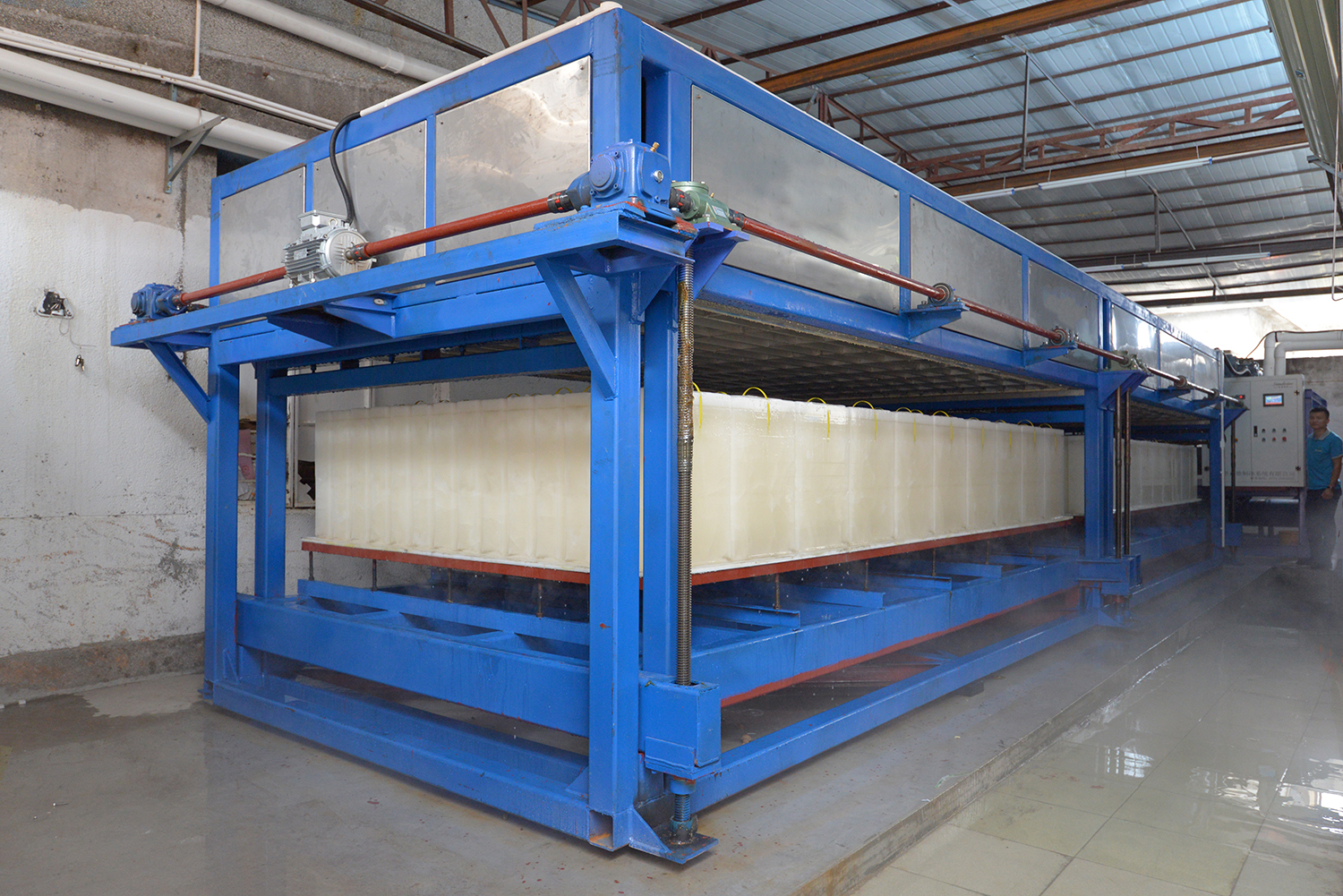 920 kg Operating Weight 1 Ton Daily Output Commercial and Industrial Block Ice Making Machine for Food Shop