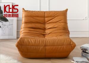 Quality Orange Lazy Sofa Toast Tatami Balcony Window Holly Velvet Lounge Chair wholesale