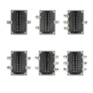 Quality Die-cast Aluminum Distribution Junction Box Waterproof with Terminal Blocks 120*80*55mm wholesale