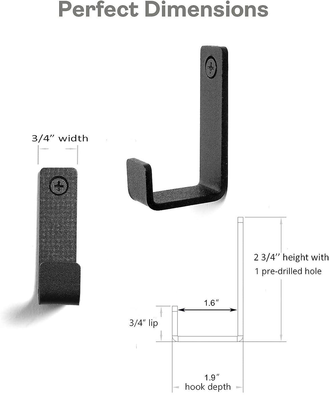 Wall Hooks for Multifunctional Hanging Shelf Heavy Duty Mounted Clothing Organizer