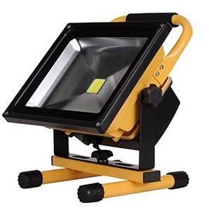 Quality 50W Portable outdoor waterproof rechargeable lithum-ion battery LED flood light emergency lighting wholesale
