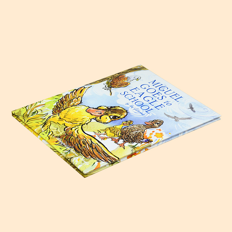 Full Color English Story Kids Book Printing Customized A4 Hardcover 40 Pages