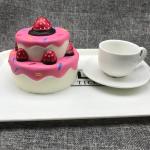 Fidget Toys PU Foam Slow Rising Soft Anti - Stress Toy Jumbo Fake Cake Squishy