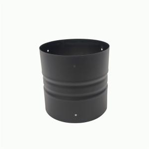 Quality Wood Stove Black Single Wall 152mm Chimney Flue Adaptor wholesale