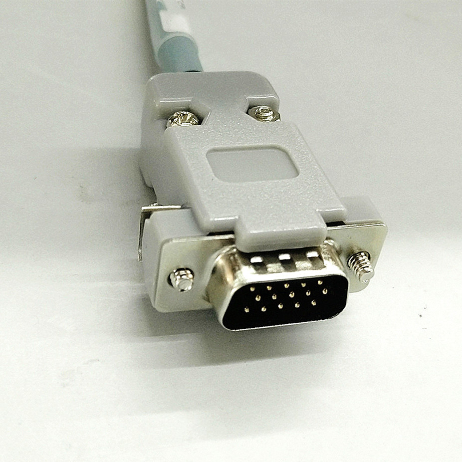 Durable Electrical Wiring Harness D-Sub Copper Thin VGA Cable Connector
