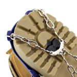 LANDWIND Ice Snow Grips, Anti Slip Crampons, 10/18 Manganese Steel Spikes,