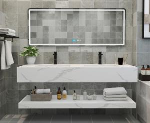 Quality Calacatta Design Engineering Quartz Stone Wash Basin wholesale