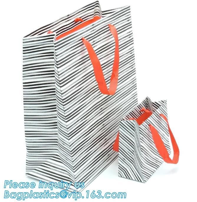 Laudry kraft bags, clothes bags, pack Recycled brown kraft paper bag twisted handles shopping packaging kraft paper bag