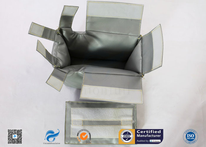 Thermal Insulation Covers Removable Reusable For Valves Heat Resistant Fiber Glass
