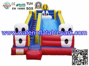 Quality Rental Business Rabbit Inflatable Slide For Kids / Outdoor Inflatable Dry Slide For Fun wholesale