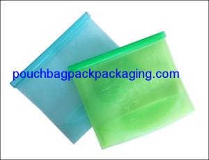 Quality Silicon food bag for fresh food pack, reusable silicone microwave bag for storage 18 x 21 cm wholesale