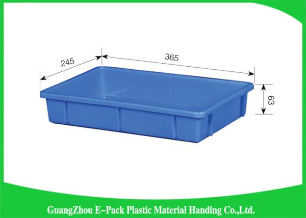 Industrial Large Plastic Storage Trays Standard Size Convenience Stores