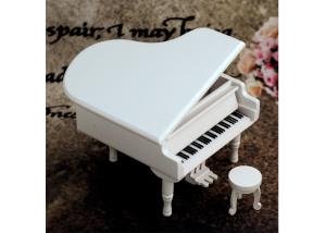 Quality Home Decoration Wooden Crafted Gifts Piano / Wooden Music Box For Birthday Gift wholesale