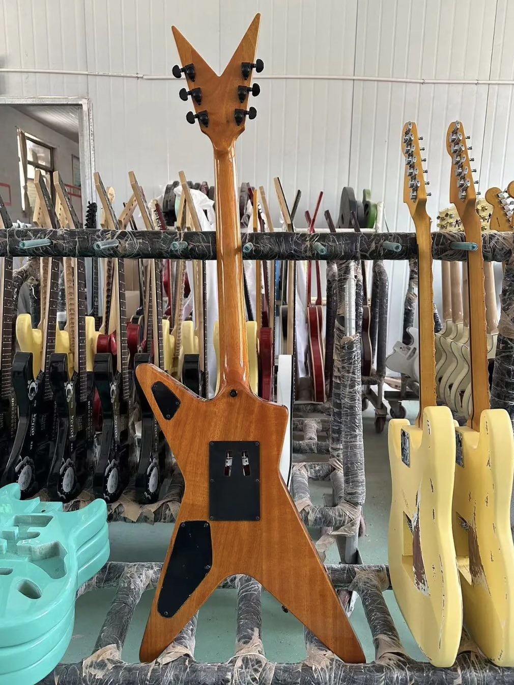 Custom Flamed Top Dean Dimebag Darrell Electric Guitar Rose wood fingerboard