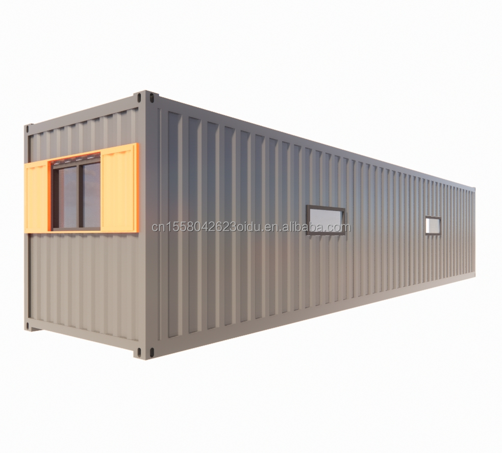 40FT Container Apartment Modular Finished Wooden Houses Customized Color Independent Student Apartment Prefabricated House