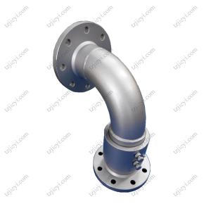 Quality Factory direct sales stainless steel high pressure water swivel joint for fire fighting system 90 degree connection wholesale