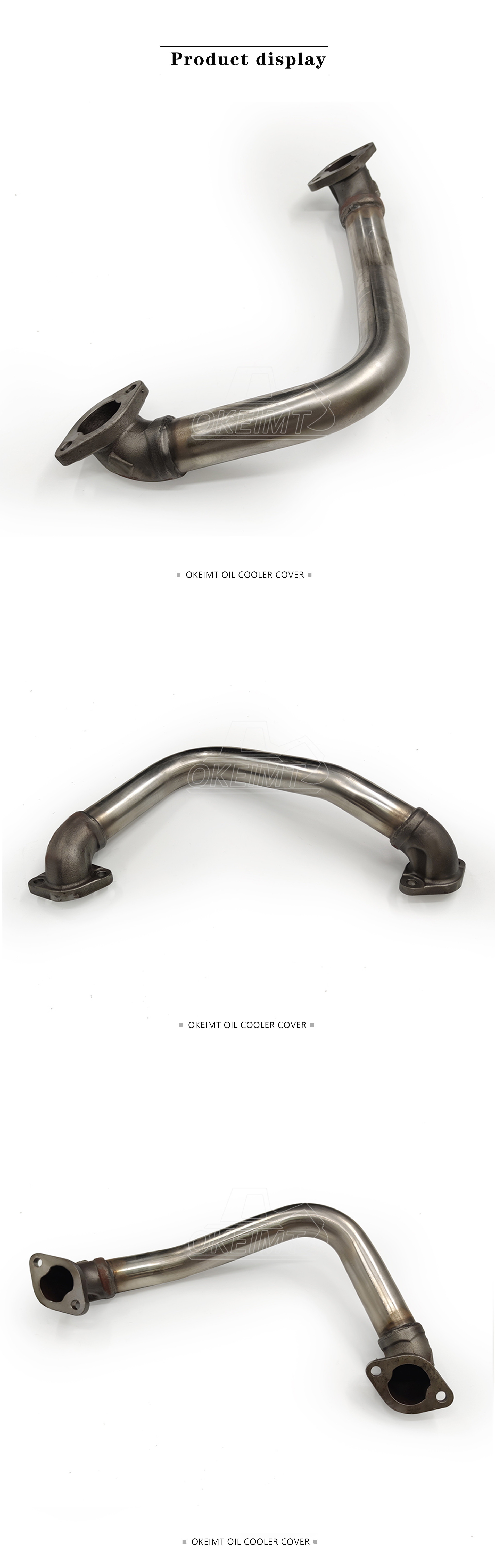 Engine Spare Parts For Kobelco Engine Parts J05E EGR Connecting Pipe