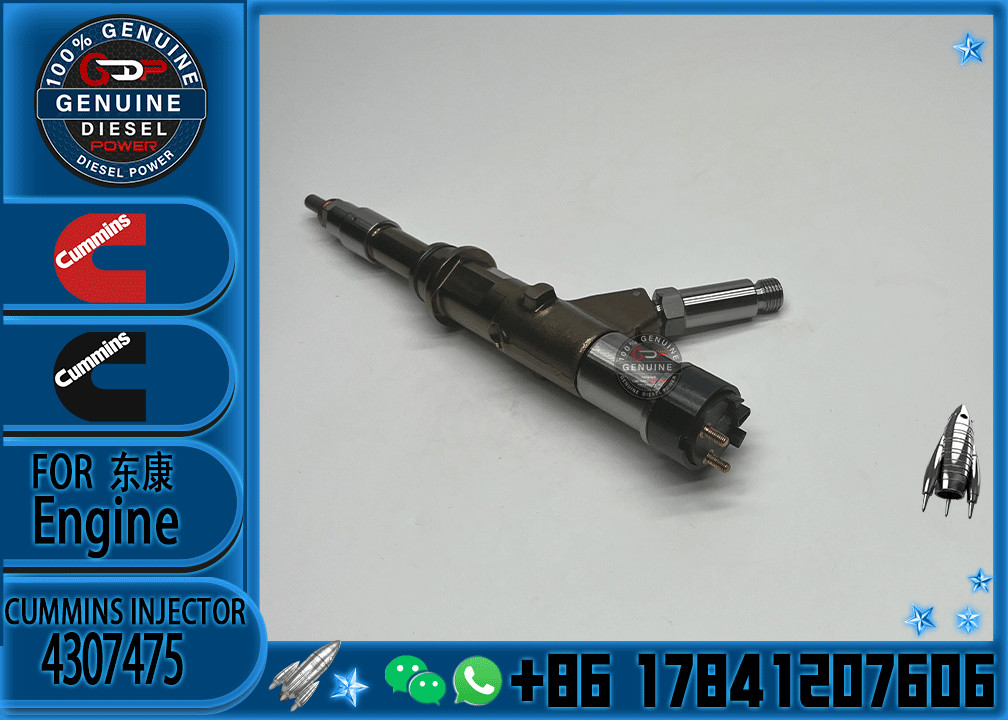 Common rail injector fuel injecto 4307475 4307468 5461710 5491515 for ISG Excavator Engine