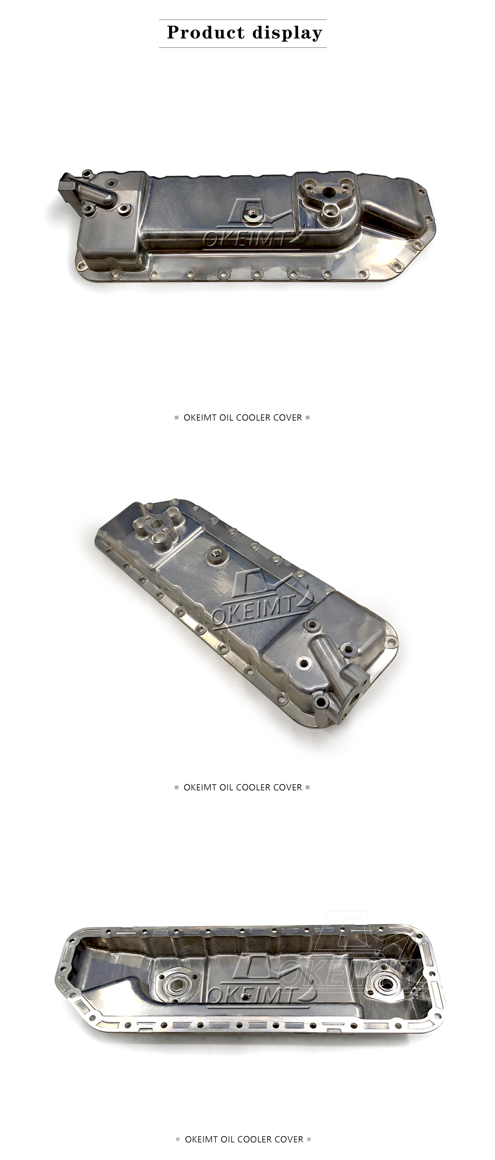 High Performance Engine Parts Oil Cooler Cover For ISUZU 6QA1