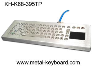 China Stainless Steel Desktop Industrial Mechanical Keyboard with Touchpad Rugged on sale
