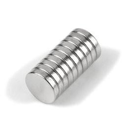 Quality N42 D15X3mm Permanent Disc Neodymium NdFeB Thinnest Button Magnets wholesale