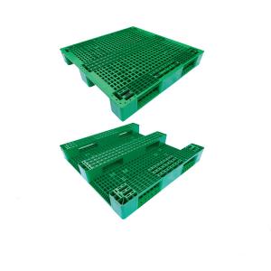 Quality Green Perforated Pallet HDPE Warehouse Plastic Pallet 1500x1500mm wholesale