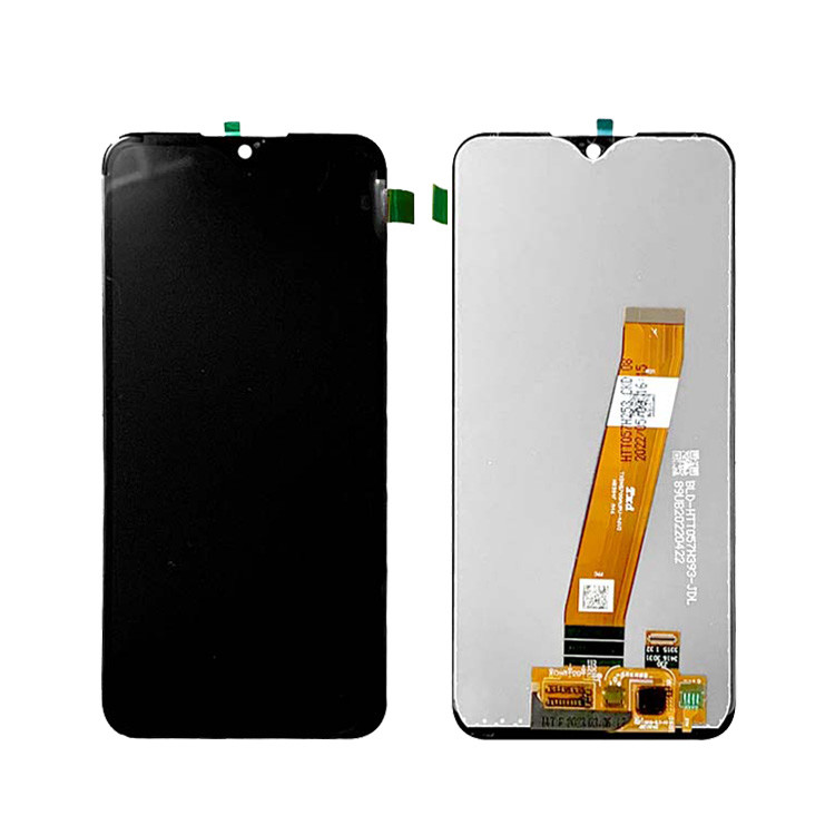 Original Mobile Phone A01 LCD Display Screen With Frame Replacement