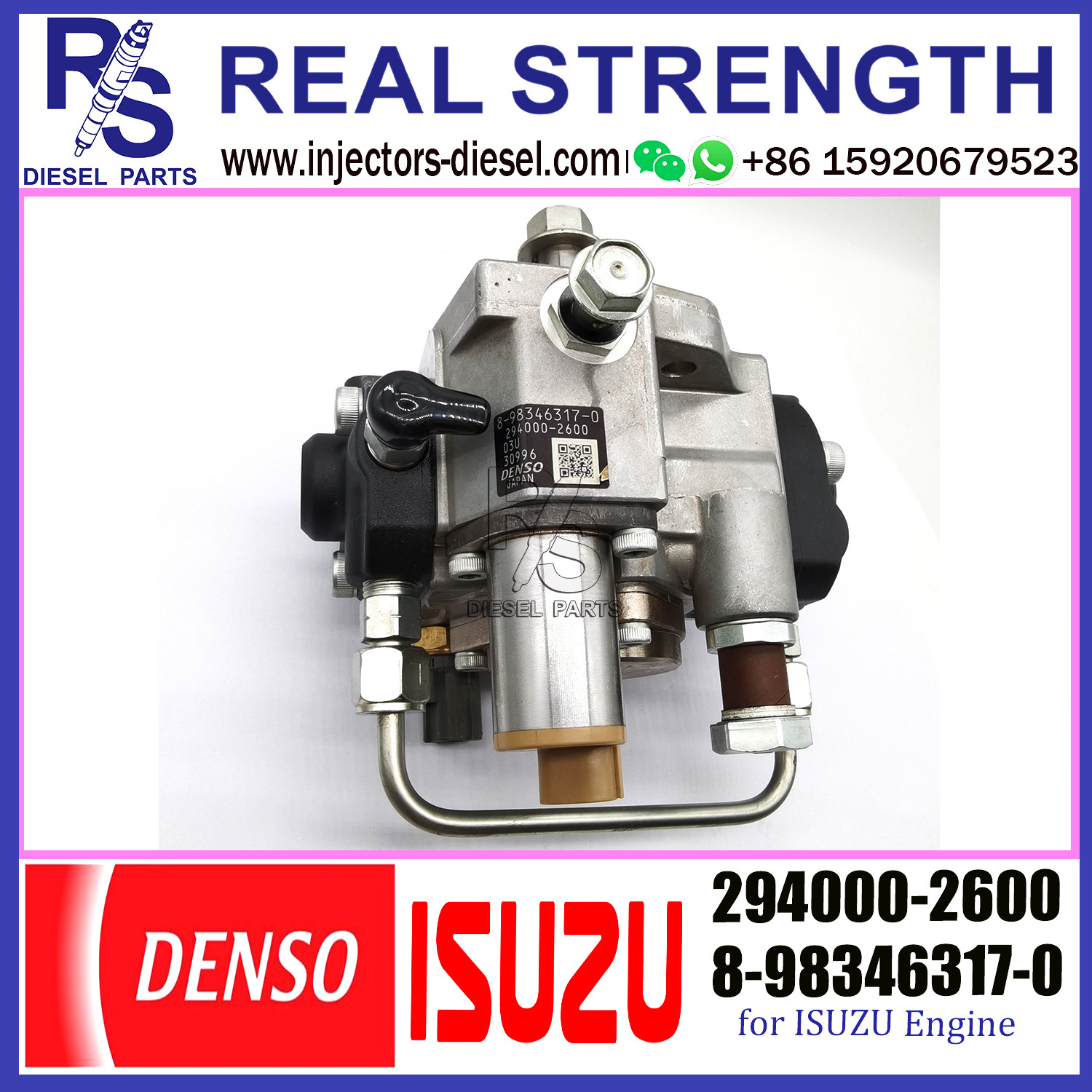 Diesel fuel pump 294000-0039 294000-2600 for ISUZU 4HK1 4JJ1 8-97306044-9 8-98346317-0