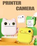 Kids Instant Printing Digital Camera, 2.4 Inch Selfie Screen 1080P HD Camera