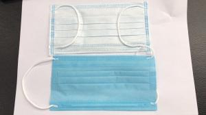 Quality Optional Color Disposable Face Mask 17.5cm X 9.5cm Lint Free Lightweight wholesale