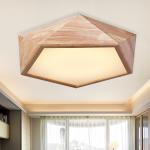Natural wood ceiling Lights For Bedroom Living room Kitchen Lighting Fixtures