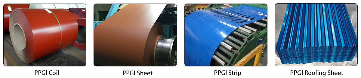 Coil Weight 3-8MT Color Coated Steel Coil Tensile Strength 300 - 450Mpa
