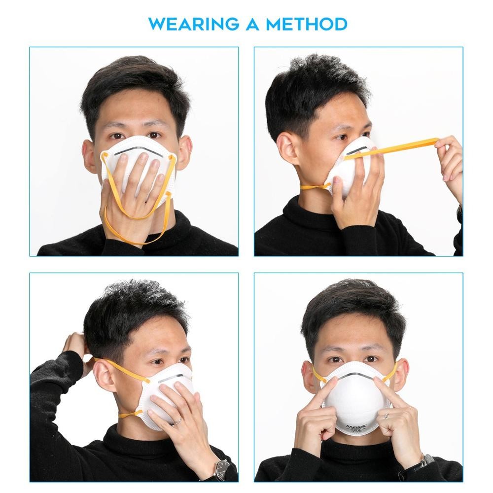 Comfortable Cup FFP2 Mask , prevent virus face mask For Construction