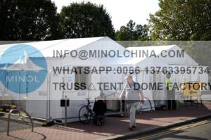 Quality Two Lane Drive Through Coronavirus Screening Tent PVC Coated wholesale