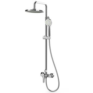 Quality Rainfall Hand Shower Mixer Set Round Hotel Household Sanitary Ware wholesale