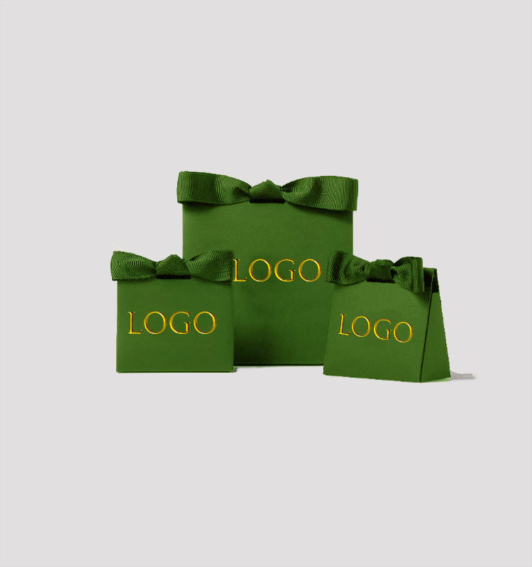 CMYK Offset Printing Kraft Paper Shopping Bags Black Red Green Custom