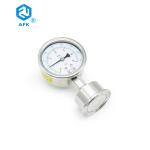 10 Bar Gas Cylinder Pressure Gauge Stainless Steel Hygienic Diaphragm