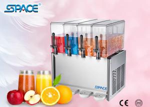 Quality 4 X12L Commercial Juice Dispenser Machine , Refrigerated Beverage Dispenser wholesale