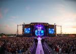 SMD HD P4.8 Outdoor Rental Led Display Video Wall 110-220V AC 800W For Stage