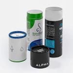 Round Kraft Cardboard Paper Tube Packaging Box Cylinder Shipping Tubes