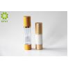 Buy cheap Round Shape Plastic Empty Foundation Bottle With Pump Cap 30ml 50ml Optional from wholesalers