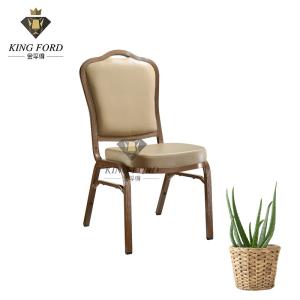 Quality SGS Iron / Aluminum Moulded Foam Stacking Hotel Banquet Chair wholesale