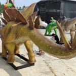 Life Size Stegosaurus Animatronic Realistic Looking Dinosaurs For Theme Park